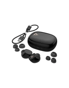 HP Poly VFree 20 BLK Earbuds +BCHC EMEA-INTL English Loc-Euro plug - Słuchawki - miniaturka - grafika 1