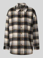 Koszule damskie - Bluzka koszulowa o kroju regular fit ze wzorem w kratę model ‘NAYA’ - miniaturka - grafika 1