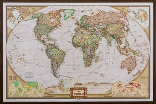 National geographic, mapa ścienna Świat Executive, 1:29 772 000 - Mapy i plansze edukacyjne - miniaturka - grafika 1
