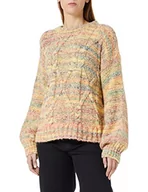 Swetry damskie - United Colors of Benetton Koszulka damska G/C M/L 1022d103j sweter, wielokolorowy, 92t, L - miniaturka - grafika 1