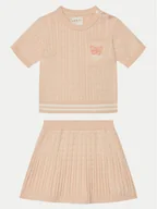 Spódnice - Guess Komplet bluzka i spódnica K5RG04 Z37L1 Różowy Regular Fit - miniaturka - grafika 1