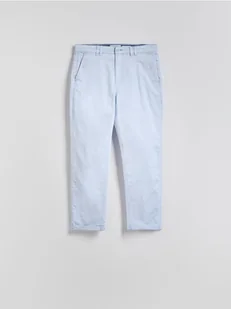 Reserved - Bawełniane spodnie chino slim - jasnoniebieski - Spodnie męskie - miniaturka - grafika 1