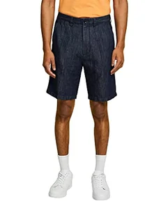 ESPRIT Collection Męskie 053EO2C304 szorty, 905/BLUE Black, 28, 905/Blue Black - Spodenki damskie - miniaturka - grafika 1