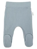 Śpiochy dla niemowląt - Chłopięcy Półśpioch bawełniany Prążkowany błękitny, Nicol,r.56 - miniaturka - grafika 1