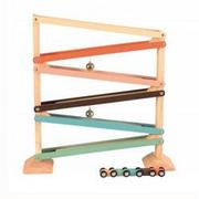 Zabawki interaktywne dla dzieci - Drewniana zjeżdżalnia - 5 kolorów Egmont Toys - miniaturka - grafika 1