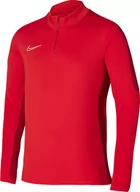 Bluzy męskie - Bluza męska Nike DF Academy 23 SS Drill czerwona DR1352 657-S - miniaturka - grafika 1