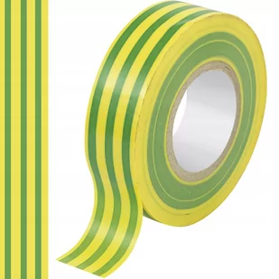 Taśma Izolacyjna Żółto Zielona Lexton 19Mm X 25M - Taśmy izolacyjne i naprawcze - miniaturka - grafika 1