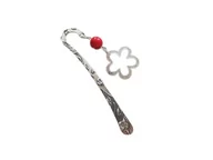 Zakładki do książek - DUŻA ZAKŁADKA DO KSIĄŻKI KWIAT kwiatek howlit - miniaturka - grafika 1