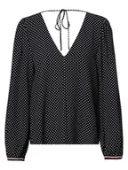 Bluzki damskie - Tommy Hilfiger - Bluzka damska, niebieski - miniaturka - grafika 1