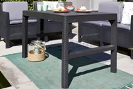 Stoły ogrodowe - ALLIBERT stół ogrodowy LYON RATTAN - miniaturka - grafika 1