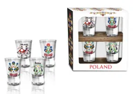 Kieliszki - Zestaw 4 kieliszków Poland - miniaturka - grafika 1