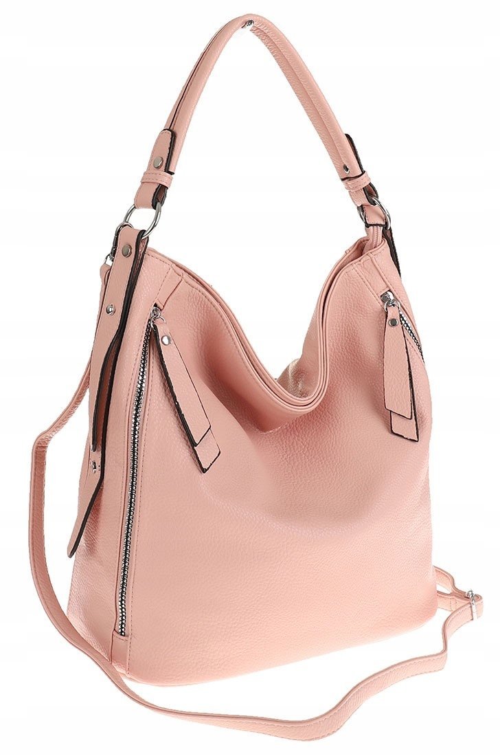 The Grace bags Modna Torebka Listonoszka Worek na Ramię LH2569 Pink