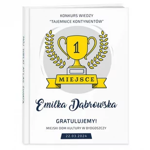 Atlas geograficzny z nadrukiem dla dziewczynki jako nagroda - Atlasy i mapy - miniaturka - grafika 1