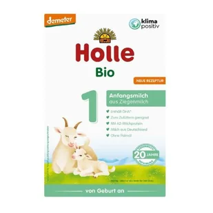 HOLLE 1 BIO mleko kozie dla niemowląt od urodzenia, 400g - Mleko modyfikowane - miniaturka - grafika 1