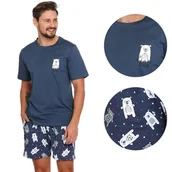 Piżamy damskie - Męska PIŻAMA krótka bawełna PMB.4222 Doctor Nap - miniaturka - grafika 1