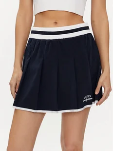 Guess Spódnica trapezowa Arleth V4GD19 WG2Q0 Granatowy Regular Fit - Spódnice - miniaturka - grafika 1