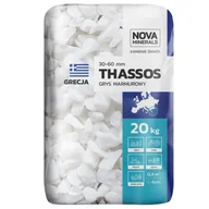 Pozostałe ozdoby ogrodowe - Grys biały THASSOS 30-60 mm 20 kg - miniaturka - grafika 1