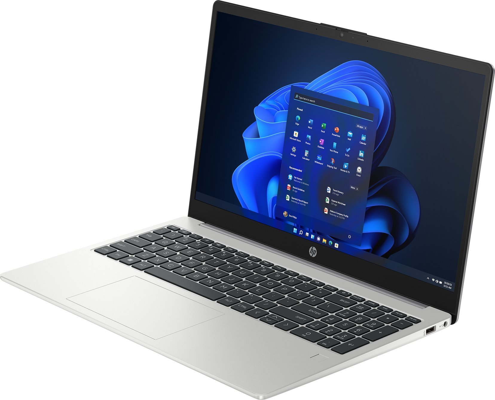 HP 255 G10 Notebook - AMD Ryzen 5 7530U / 2 GHz - Win 11 Pro - Radeon Graphics - 16 GB RAM - 512 GB SSD NVMe - 39.6 cm 15.6