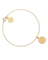 Bransoletki - Złota Bransoletka Z Rozetką - miniaturka - grafika 1