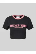 Koszulki i topy damskie - T-shirt krótki z nadrukiem z napisem - Juicy Couture - miniaturka - grafika 1