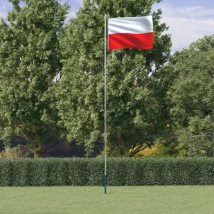 Flaga Polski z masztem, 6,23 m, aluminium Lumarko! - Flagi i akcesoria - miniaturka - grafika 1