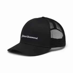 Czapka z daszkiem Black Diamond Trucker Hat black/black - ONE SIZE - Czapki męskie - miniaturka - grafika 1
