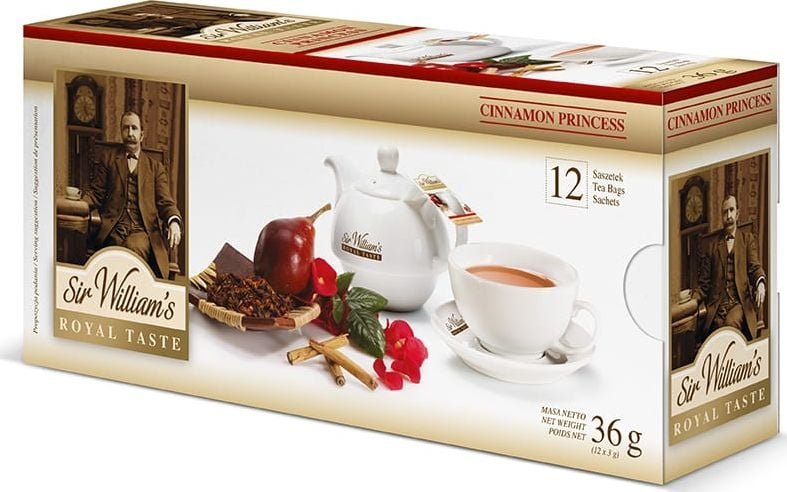 Sir Williams Herbata Royal TasteTaste Cinnamon Princess 12 torebek