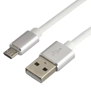 everActive Kabel przewód silikonowy USB micro USB everActive CBS-1MW 100cm z obsługą szybkiego ładowania do 2,4A biały CBS-1MW - Kable USB - miniaturka - grafika 2