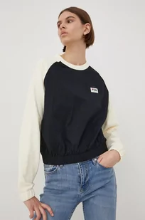 Fila bluza damska kolor czarny gładka - Bluzy damskie - miniaturka - grafika 1