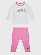 Bluzy dla chłopców - Guess Komplet bluzka i legginsy A3RG06 K6YW1 Kolorowy Regular Fit - miniaturka - grafika 1
