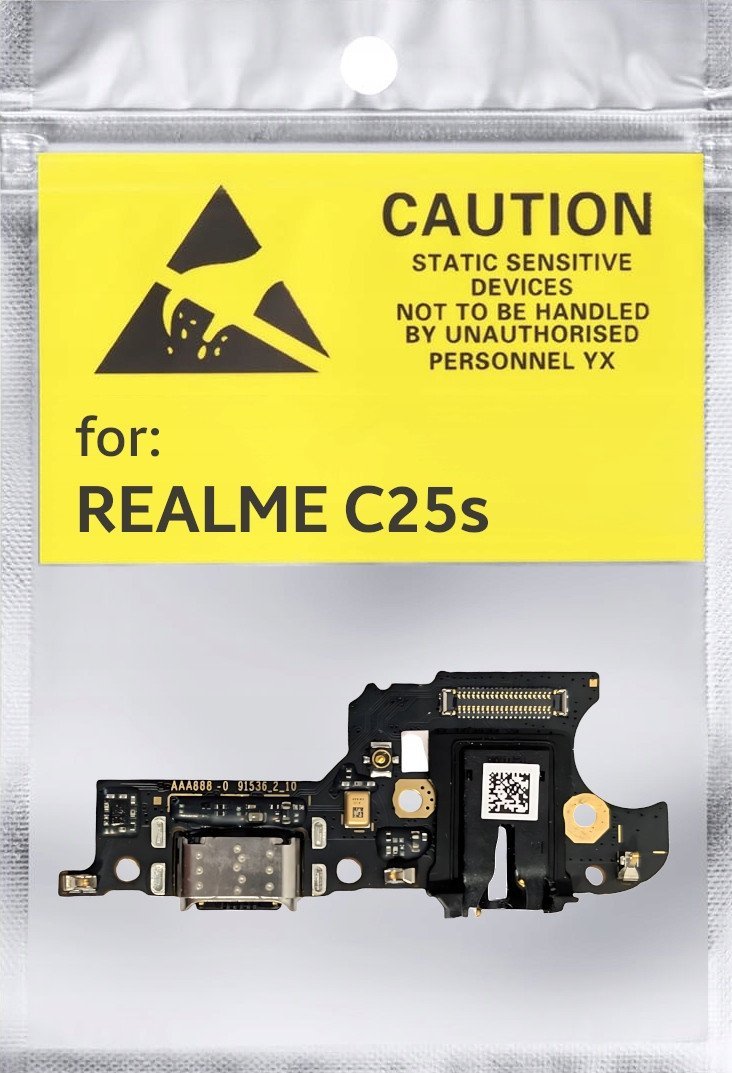 ORYGINAŁ PŁYTKA GNIAZDO ŁADOWANIA USB DO REALME C25S RMX3195 RMX3197 5904858345083