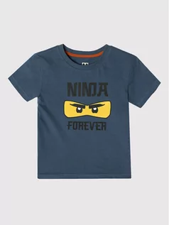 Koszulki dla chłopców - LEGO Wear T-Shirt 12010188 Granatowy Regular Fit - grafika 1