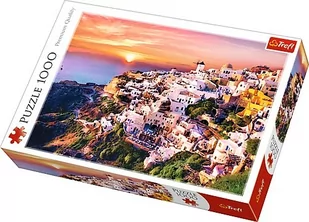 Trefl 1000 ELEMENTÓW Zachód słońca nad Santorini 10435 - Puzzle - miniaturka - grafika 3