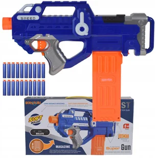 BEZPIECZNA WYRZUTNIA AUTOMATYCZNA KARABIN NA MIĘKKIE STRZAŁKI PIANKI ZABAWA - Zabawki militarne BEZPIECZNA WYRZUTNIA AUTOMATYCZNA KARABIN NA MIĘKKIE STRZAŁKI PIANKI ZABAWA - Zabawki militarne - miniaturka - grafika 1