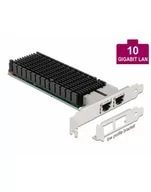 Akcesoria do komputerów stacjonarnych - Delock PCIe x8> 2x RJ45 1 Gig Lan x540 - miniaturka - grafika 1
