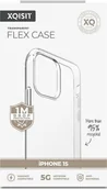Etui i futerały do telefonów - Xqisit XQISIT NP Flex Case Anti Bac, RECYCLED for iPhone 15 clear standard - miniaturka - grafika 1