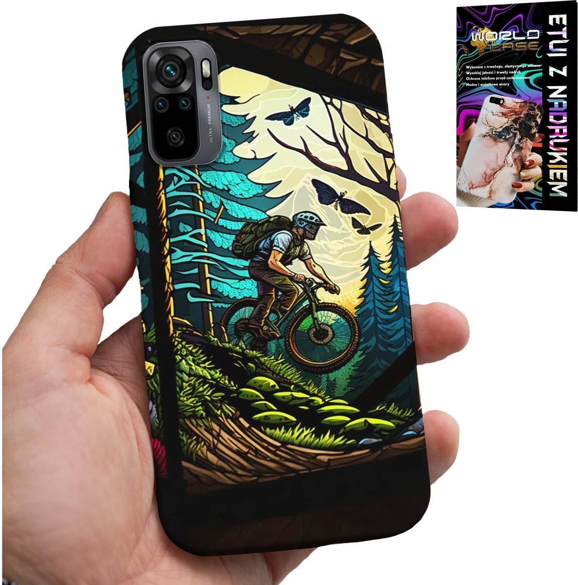 ETUI DO XIAOMI NOTE 10 / 10S - ROWERY WYPRAWY EKSTREMALNE PO LESIE