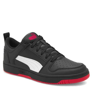 Sneakersy Puma REBOUND LAYUP LO SL JR 37049013 Czarny - Buty dla chłopców - miniaturka - grafika 1