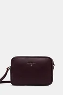 Torebki damskie - Patrizia Pepe torebka skórzana kolor bordowy CB8985 L001 - miniaturka - grafika 1