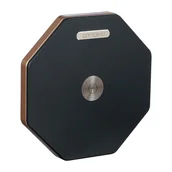 Noże stołowe - Czarna lampa stołowa LED (wysokość 18 cm) Twist Hexagon – Gingko - miniaturka - grafika 1