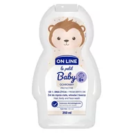 Kosmetyki kąpielowe dla dzieci - On Line Le Petit Baby Ochronny Żel 3w1 do mycia twarzy,ciała i włosów - od 1 dnia życia  350ml - miniaturka - grafika 1