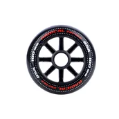 Akcesoria do skatingu - Kółka do rolek Tempish  RADICAL 100 mm 85A Black 3-Pack - miniaturka - grafika 1