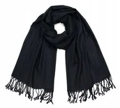 Apaszki i szaliki damskie - Szalik Damski Miękki Z Frędzlami Klasyczny Cienki Elegancki Wiosenny Jesień - miniaturka - grafika 1