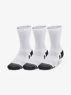 Skarpetki Under Armour  Performance Cotton 3p Mid-WHT  XL - Skarpetki męskie - miniaturka - grafika 1