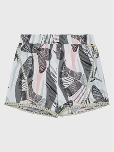 Guess Szorty materiałowe J3GD05 WFBN0 Zielony Relaxed Fit - Spodenki damskie - miniaturka - grafika 1