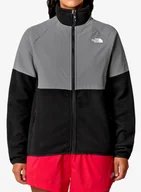 Bluzy sportowe damskie - Bluza polarowa damska The North Face Glacier Heavyweight Full Zip Jacket - tnf black/smoked pearl - miniaturka - grafika 1