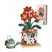 Klocki - Czerwony Kwiat Z Konewką, Klocki 703 Pcs - miniaturka - grafika 1