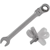 Klucze i nasadki - Dedra Klucz płasko - oczkowy 17 mm CrV z grzechotką i przegubem 14GP51 - miniaturka - grafika 1