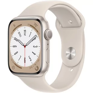 Apple Watch 8 GPS 45mm Aluminium Beżowy MNP23WB/A - Smartwatch - miniaturka - grafika 1