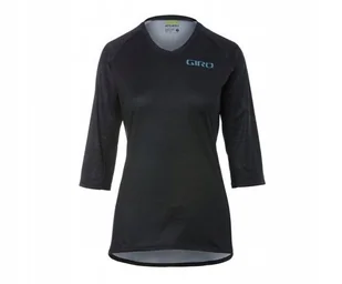 Koszulka damska GIRO ROUST JERSEY 3/4 rękaw black floral roz. S DWZ - Kurtki rowerowe - miniaturka - grafika 1